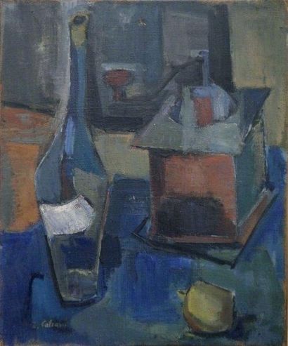 Z. CATZAVA


Nature morte à la bouteille

Huile...