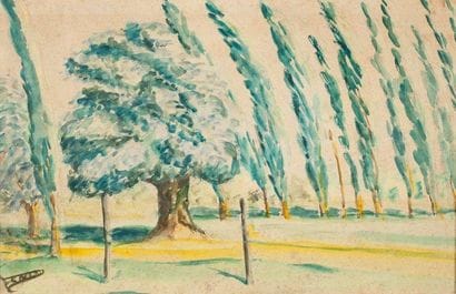 DESNOS Ferdinand (1901-1958)
Les arbres

Aquarelle...