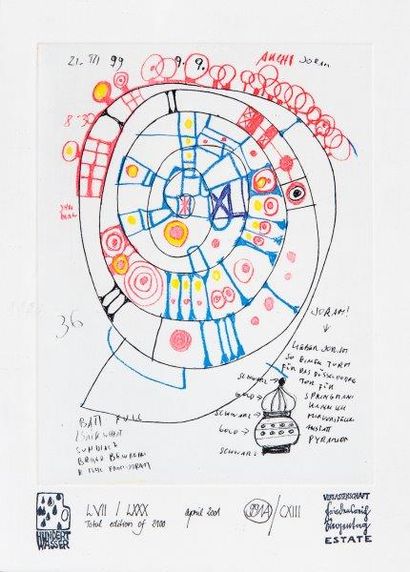 HUNDERTWASSER Friedensreich (1928-2000) (D’après)




Sans...