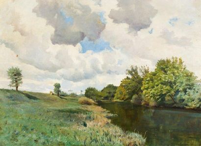 ÉCOLE FRANCAISE


Paysage

Huile sur toile

73...