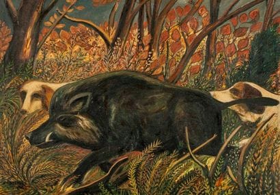 DESNOS Ferdinand (1901-1958)
Sanglier, 1945

Huile...