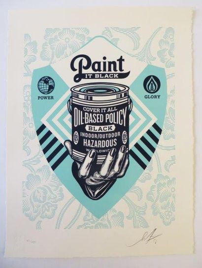 PRINT OBEY

Paint it black Letterpress, 2016
Sérigraphie...