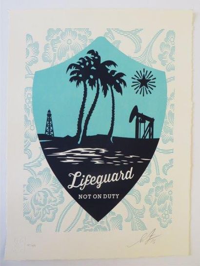 PRINT OBEY

Life guard not on duty, 2016
Sérigraphie...
