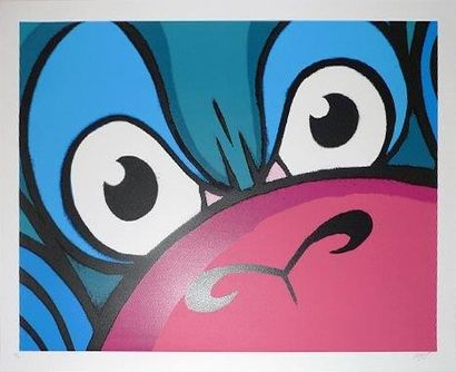 Mighty Monkey ( Blue)
Sérigraphie sur papier...