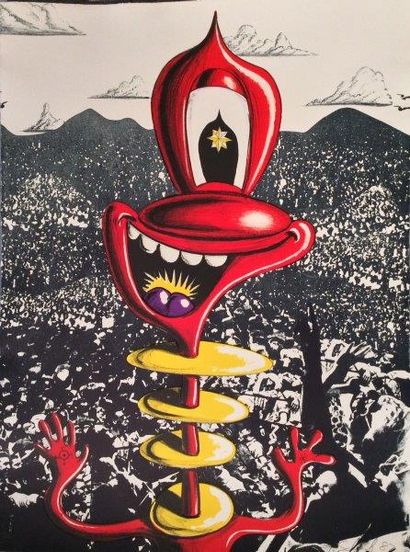 SCHARF KENNY (Américain, né en 1958)
Ten...