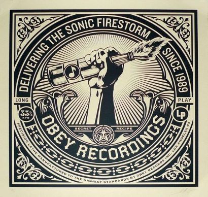 PRINT OBEY
Sonic Firestorm
Sérigraphie sur...