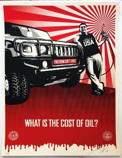PRINT OBEY
Cost of oil, 2008
Sérigraphie...