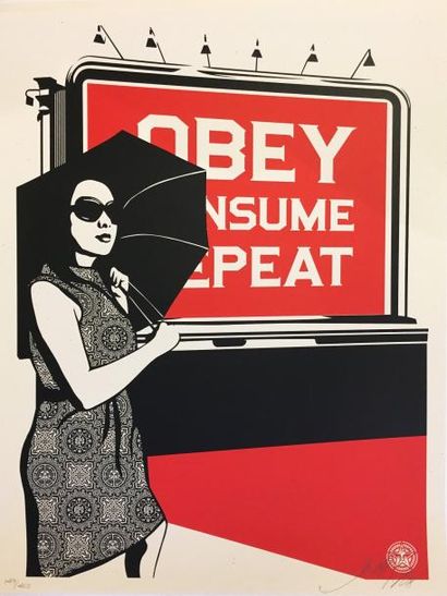 PRINT OBEY
Obey Eye Billboard Consume set
Deux...