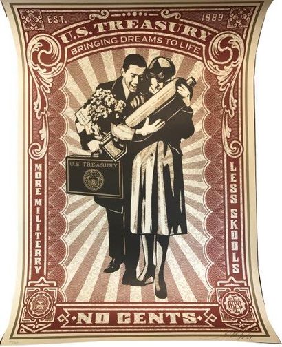 PRINT OBEY
Proud parents, 2007
Sérigraphie...