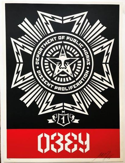 PRINT OBEY
Public Works Medal, 2004
Sérigraphie...