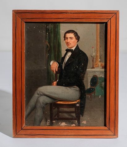 École Française de la fin XIXe
Portrait de...
