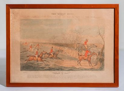 Gravures anglaises de chasse à courre,
(seront...
