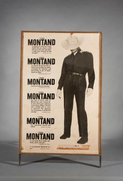 Importante affiche d’Yves
Montand au Music-Hall
Affiche...