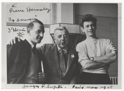 Yves Montand et Jacques Prévert - 1968
Environ...
