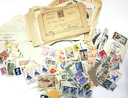 Timbres des cinq continents neufs et oblitérés...