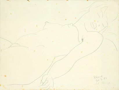 DEL DRAGO

Eliane, 1971_
Dessin signé, titré...