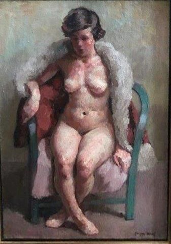 WOLF Jacques (1896-1956)

Nu au fauteuil
Huile...