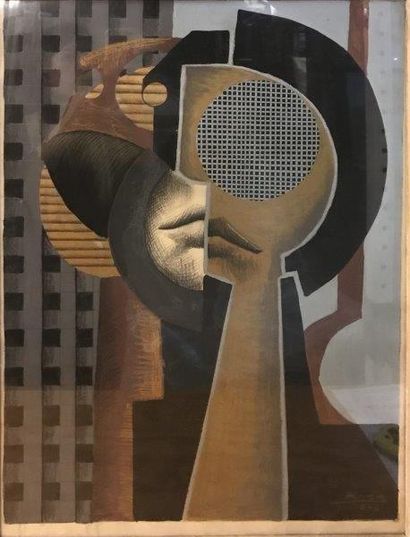 HERRERA 

Composition au visage, 1972
Mine...