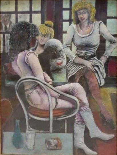 David AZUZ (1942-2017)


Femme au café

Huile...