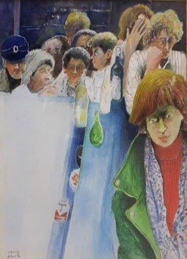 David AZUZ (1942-2017)


Le comptoir

Aquarelle...