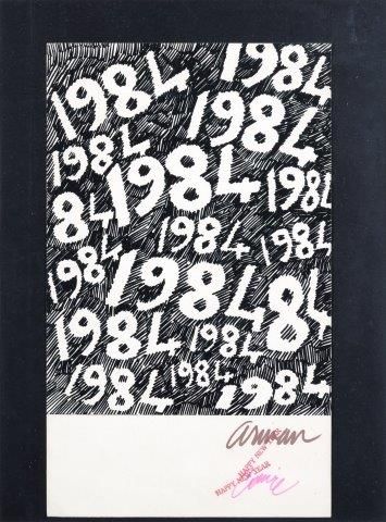 ARMAN (1928-2005)

Carte de vœux 1984 signé...