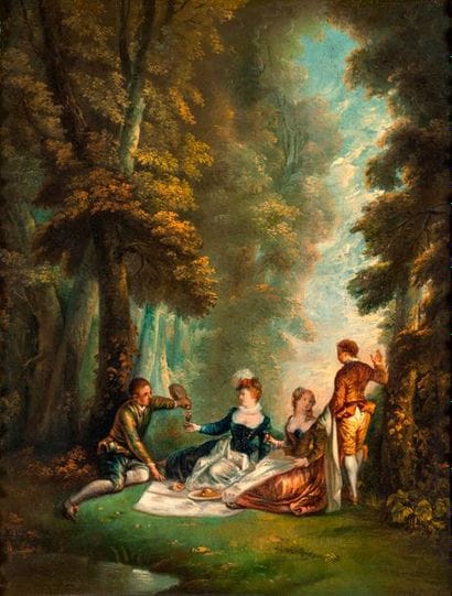 JEAN-ANTOINE WATTEAU (1684-1721)

D’APRÈS

Scène...