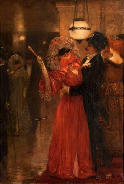 HENRI GERVEX (1852-1929)

A l'Opéra de Paris,...