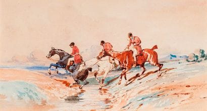 ALFRED DE DREUX (1810-1860)
Le passage du...