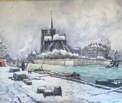 GEORGES ROSE (1895-1951)

Notre dame sous...