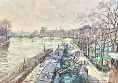 GEORGES ROSE (1895-1951)

Les quais et les...