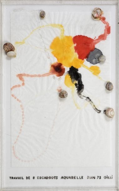 Claude GILLI (1938-2015)

TRAVAIL DE 8 ESCARGOTS,...
