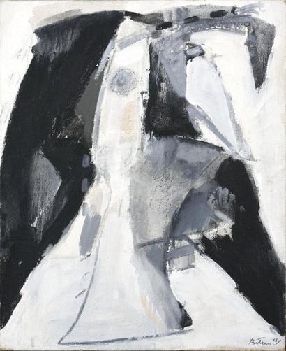 Albert BITRAN (1929-2018)
NATURE MORTE NOIRE,...