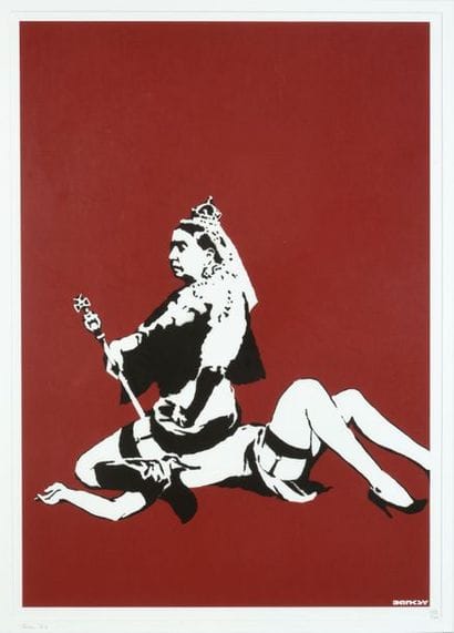 BANKSY (Britannique, né en 1975)

Queen Vic,...
