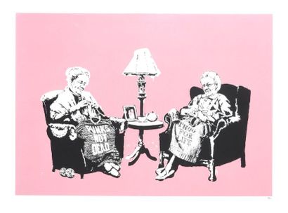 BANKSY (Britannique, né en 1975)
Barely Legal...