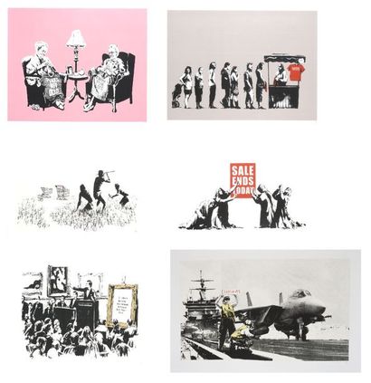 BANKSY (Britannique, né en 1975)
Barely Legal...