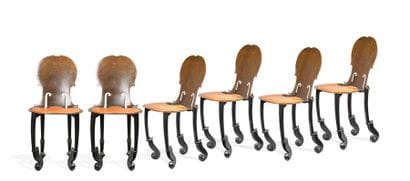 ARMAN (1928-2005)
Chaises violoncelles, 1993
Six...