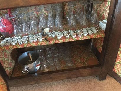 Partie de service de verres en cristal de...