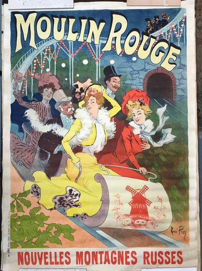 René Louis PEAN (1875-1955)
Moulin Rouge,...