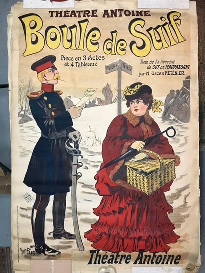René Louis PEAN (1875-1955)
Boule de Suif.
Lithographie...
