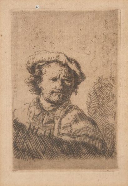REMBRANDT - D'après la gravure de 1642 conservée...