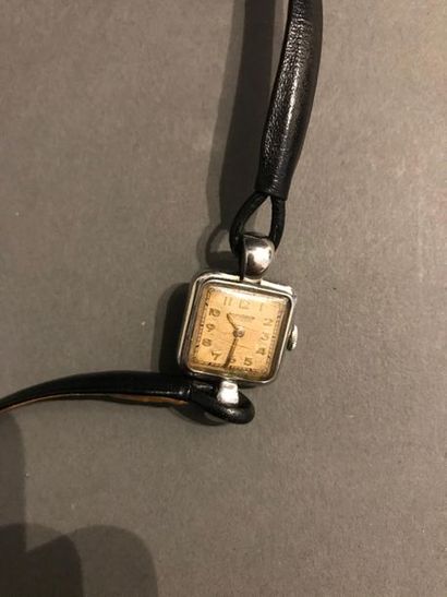 JAEGER LECOULTRE. Bracelet montre de dame...