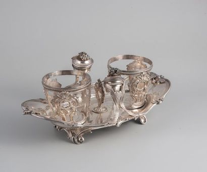 Monture d'huilier vinaigrier en argent 950...