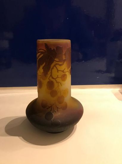Etablissement Gallé
Vase piriforme en verre...