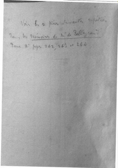 [EMPIRE]
Précieuse réunion de quatre autographes...