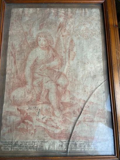 Ecole italienne vers 1850
Saint Jean Baptiste
Sanguine
42,5...