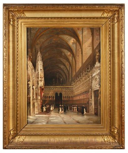 Adrien DAUZATS (1804-1868)
Intérieur de la...