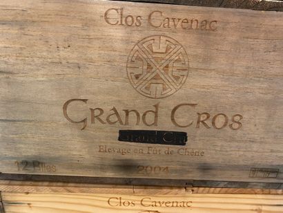 12 Clos CAVENAC Grand Cros 2004 Gd Cru du...