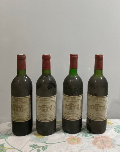 4 Château Deyrem Valentin Margaux 1980