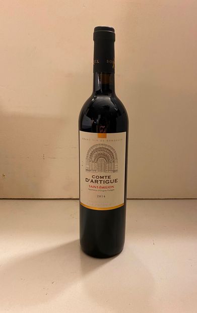 6 Saint Emilion ; Comte d'Artigue ; 2014