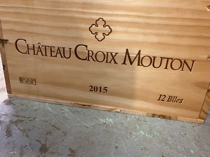 12 Château CROIX DE MOUTON 2015 en Bdx Sup...